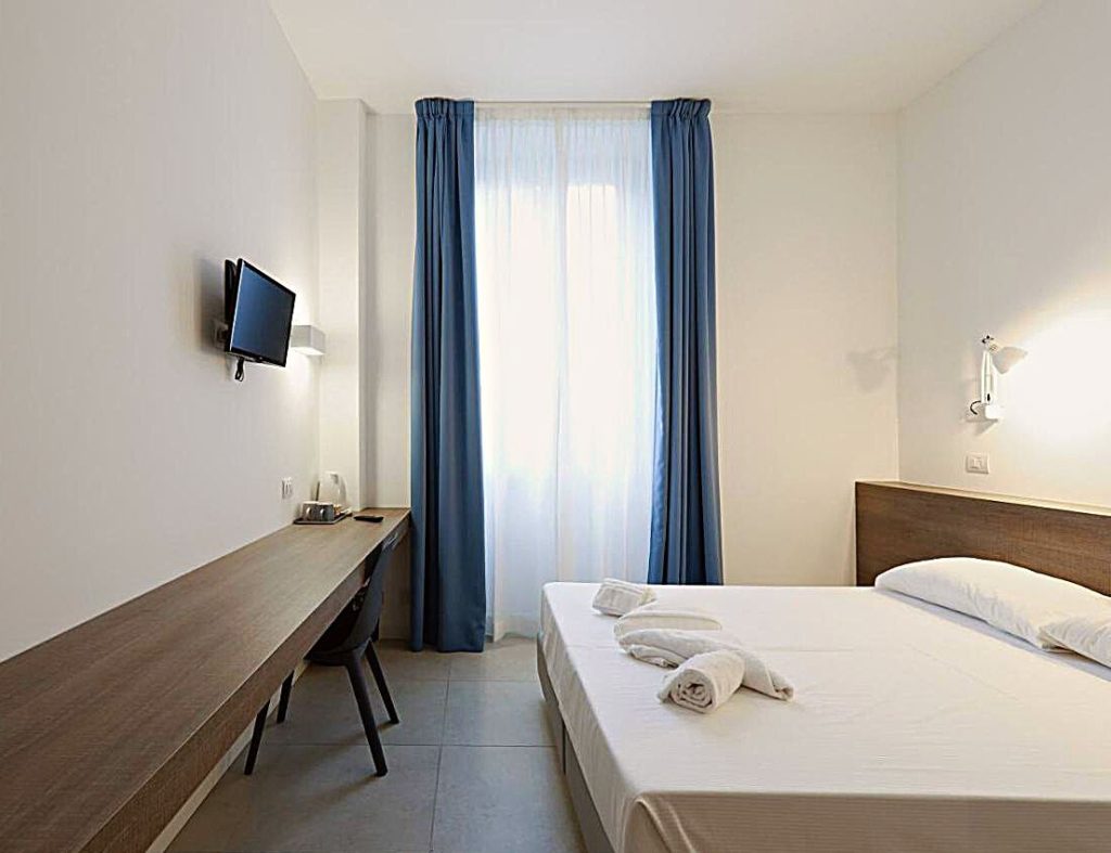 modern hotel room, Milan