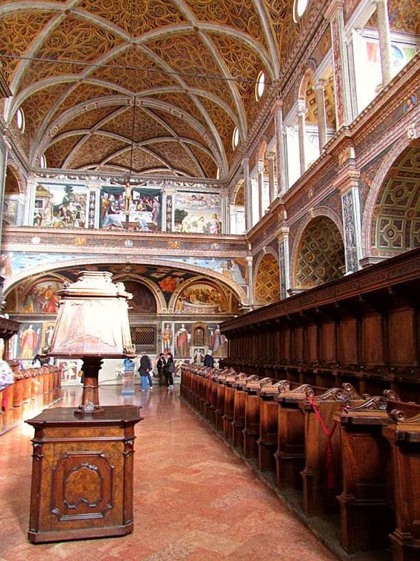 inside the church Santa Maria delle Grazie, Milan