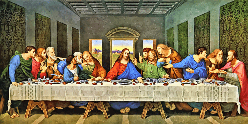 painting Last supper from Leonardo da Vinci
