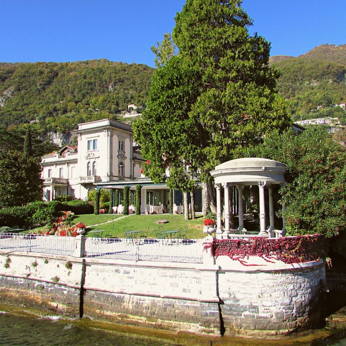 villa, lake, como, italy
