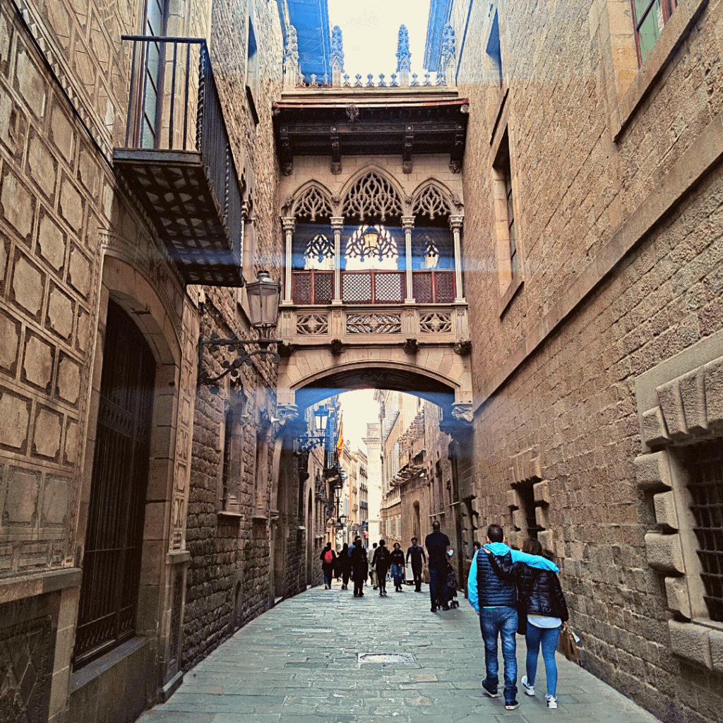 street, Barcelona, gothic, old street,