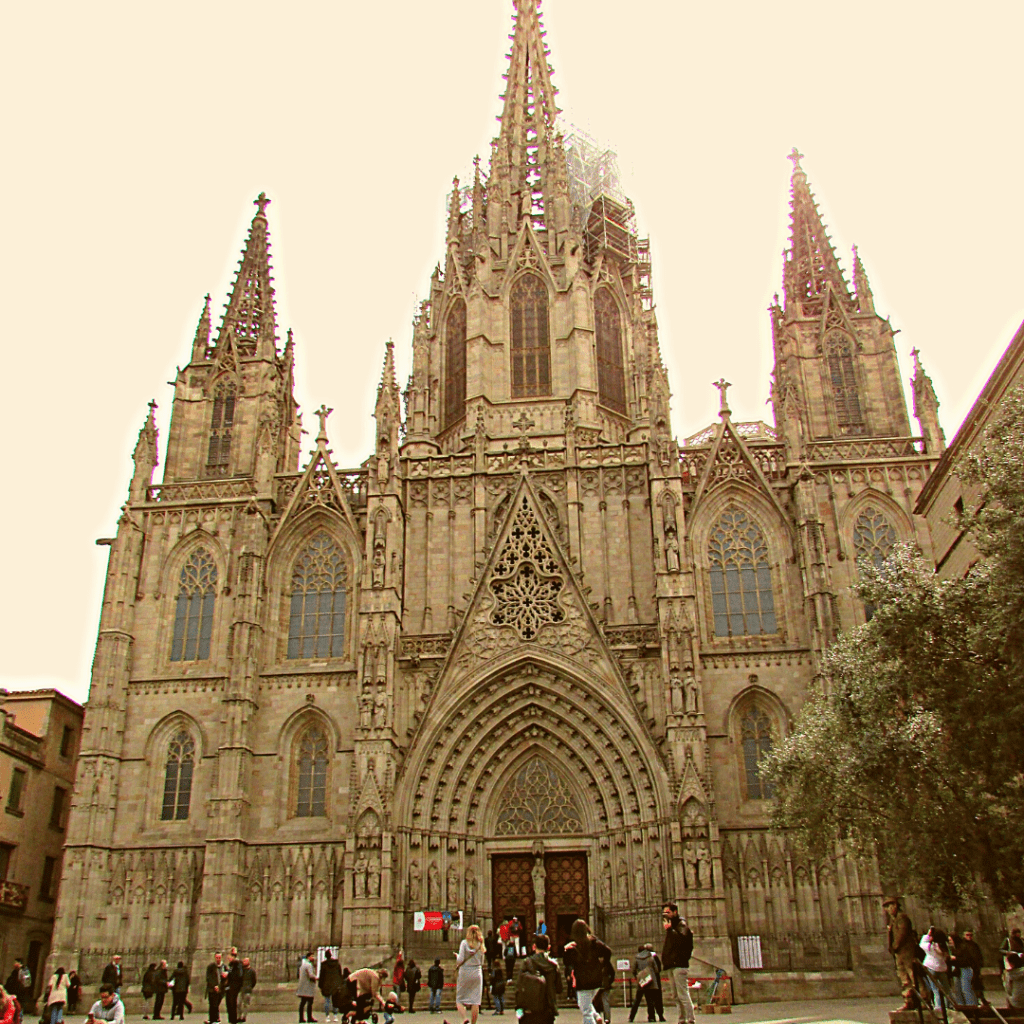 cathedral, Barcelona, Gothic church