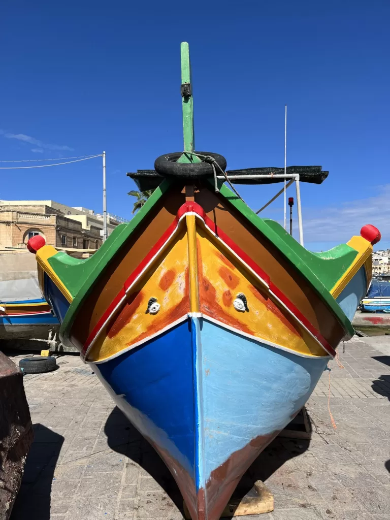 colourful-boat-malta Marsaxlokk