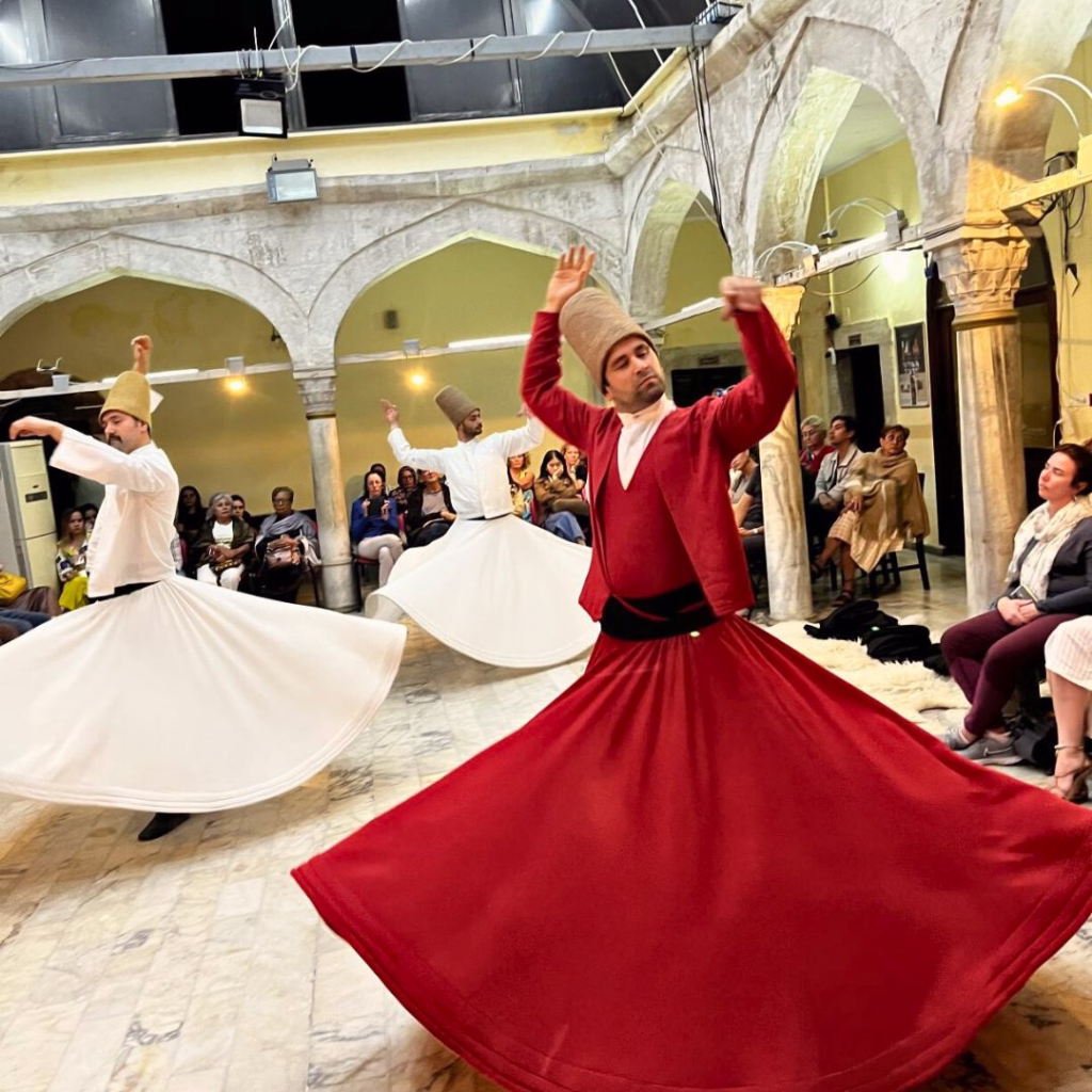 The Whirling Dervishes show in Istanbul.