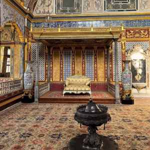 Inside of the Topkapi Palace in Istanbul