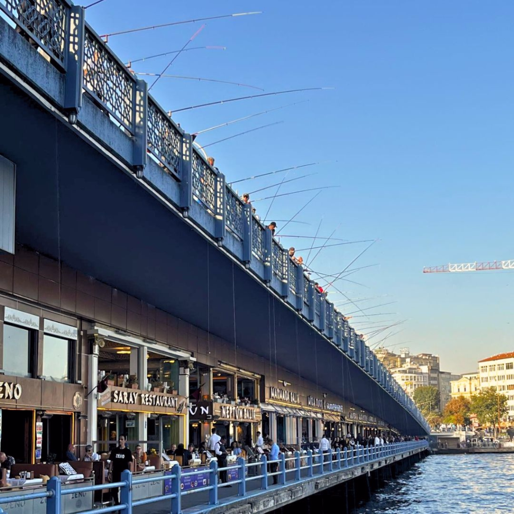 Galata bridge in Istanbul